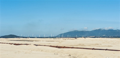 Pingtan's marine reclamation project close to completion