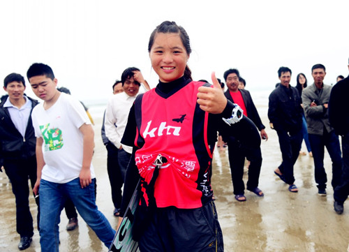Chinese kite surfer wins KTA tour championship