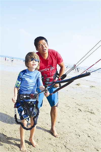Pingtan, ideal place to nurture future kitesurfing stars