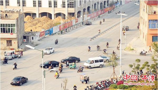 Pingtan may add traffic light to downtown intersection
