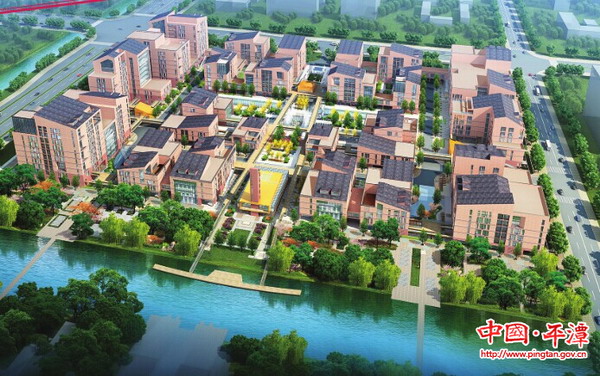 Layout of business park in Pingtan inspired by Beijing courtyard