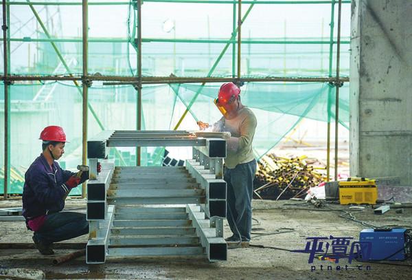 Pingtan accelerates stadium construction