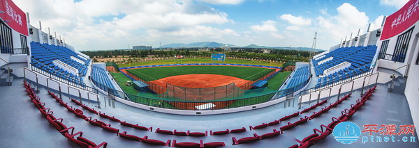 Magnificent softball stadium in Pingtan