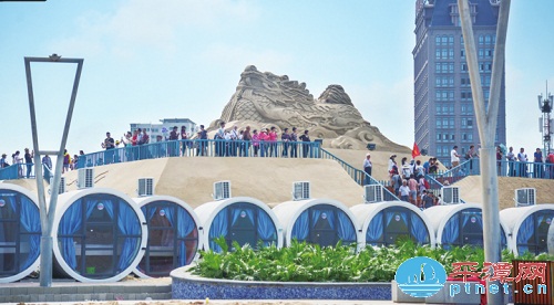 Dazzling sand sculptures ready for visitors in Pingtan