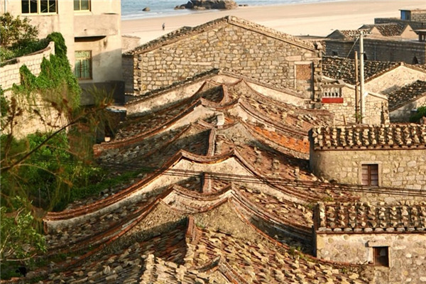 Colorful castles of stone in Pingtan