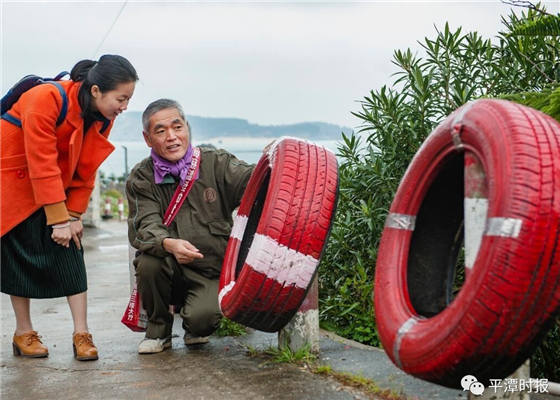 Taiwan man never tires of turning tires into art