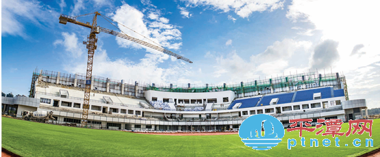 Softball stadium ready for use in Pingtan