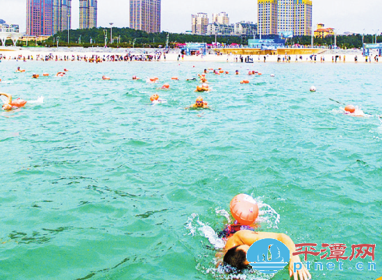 Open water swimming race makes a splash in Pingtan